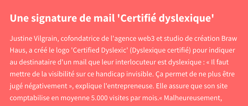 Article Les Echos Start